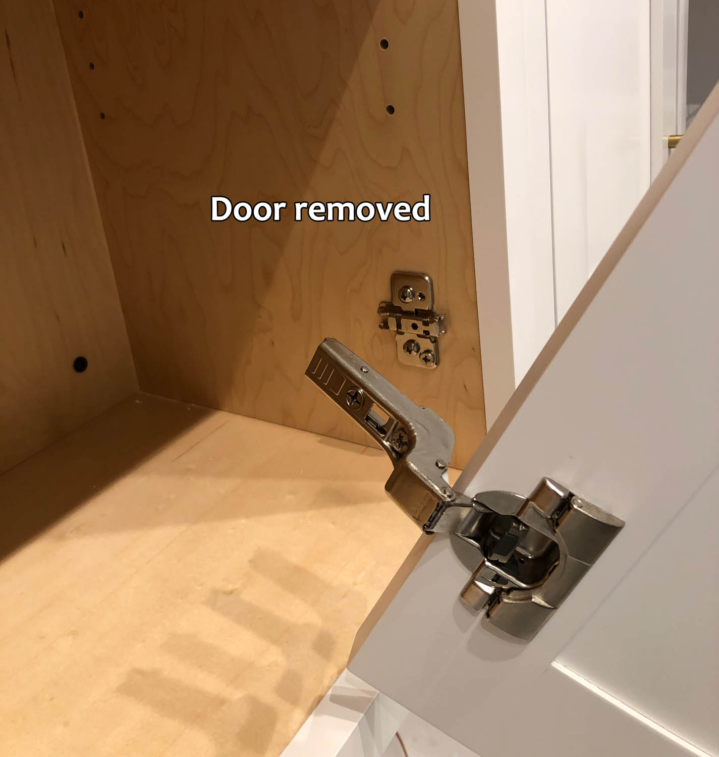 Remove Door Blum Hinge